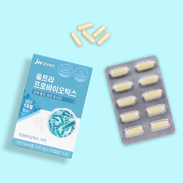 JW중외제약 울트라 프로바이오틱스 유산균 1박스 (1개월분)