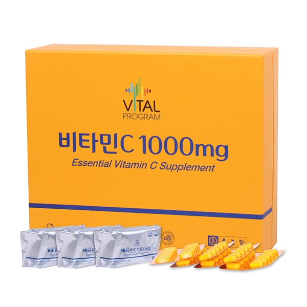 종근당 비타민C 1,000mg 바이탈프로그램 600정 1년 8개월분